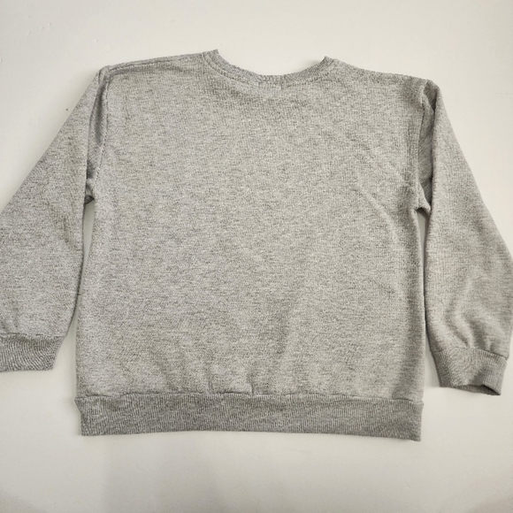 Star Wars Girls Gray/Green Kids Sweatshirt Baby Yoda Grogu Top, sz Lg (14) - Picture 3 of 12